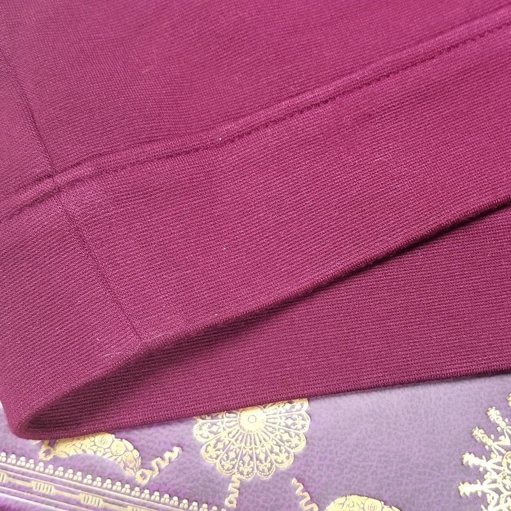 Maggy London Ponte Dress in Wine - Picture 7 of 16